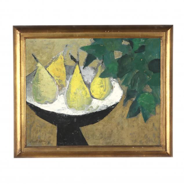 sydney-butchkes-ny-1922-2015-still-life-with-pears