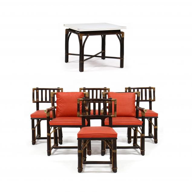 john-wisner-for-ficks-reed-i-far-horizon-i-table-and-six-chairs
