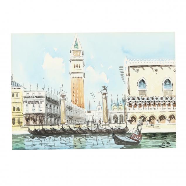 l-rizzi-italian-20th-century-view-of-st-mark-s-square-from-the-grand-canal-venice