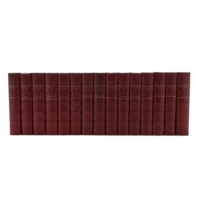 finely-bound-19th-century-set-of-nathaniel-hawthorne-s-works