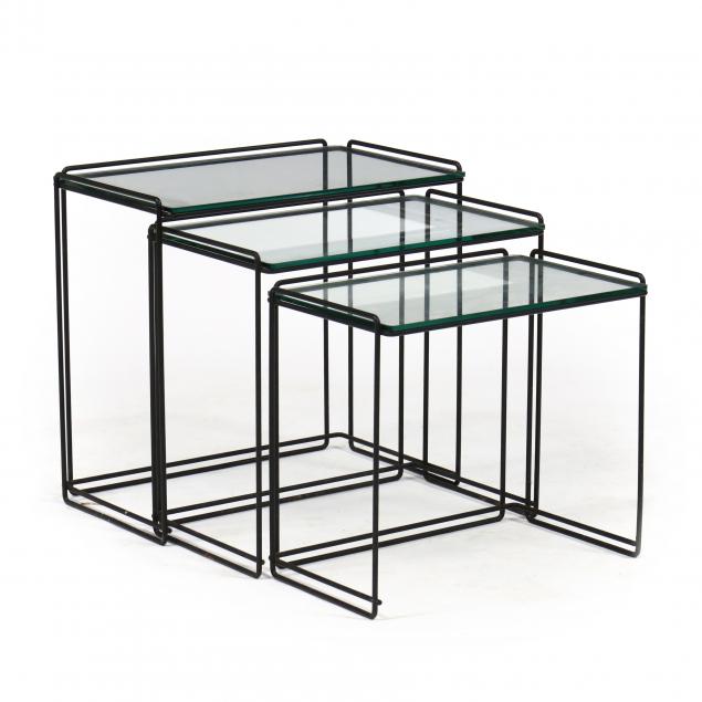 max-sauze-french-b-1933-i-isocele-i-iron-and-glass-nesting-tables