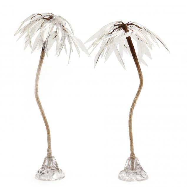pair-of-vintage-glass-palm-trees