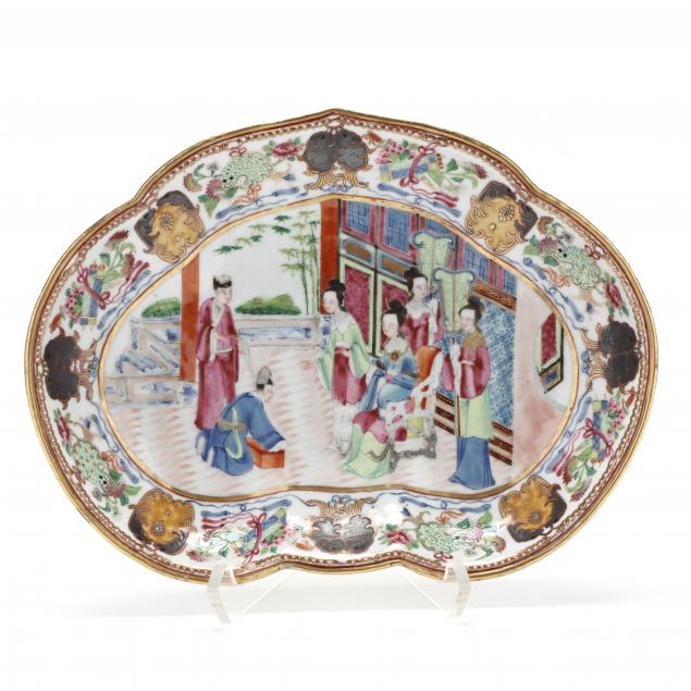 a-chinese-export-porcelain-rose-mandarin-shell-dish