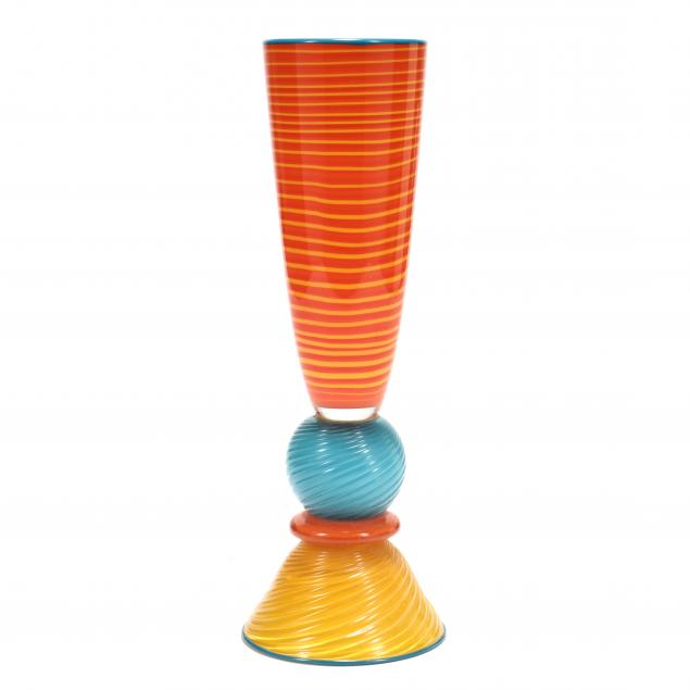 bruce-pizzichillo-and-dari-gordon-large-art-glass-vase