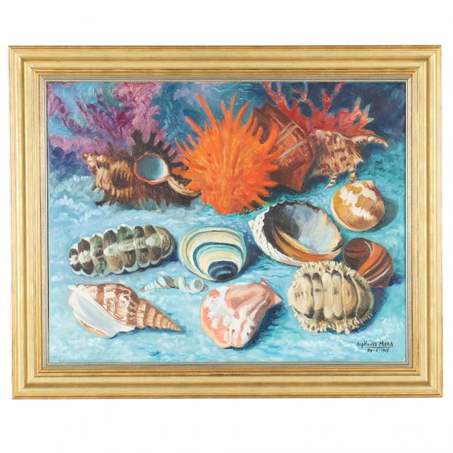 alphonse-mora-belgian-1891-1977-still-life-with-seashells
