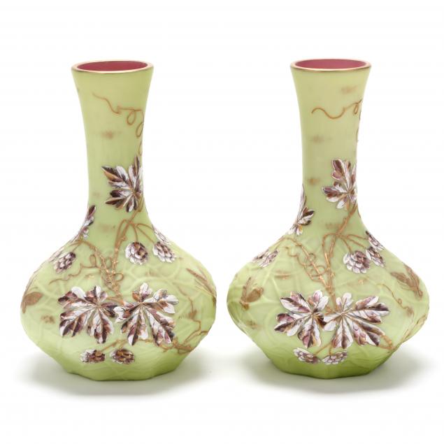 pair-of-aesthetic-movement-glass-vases