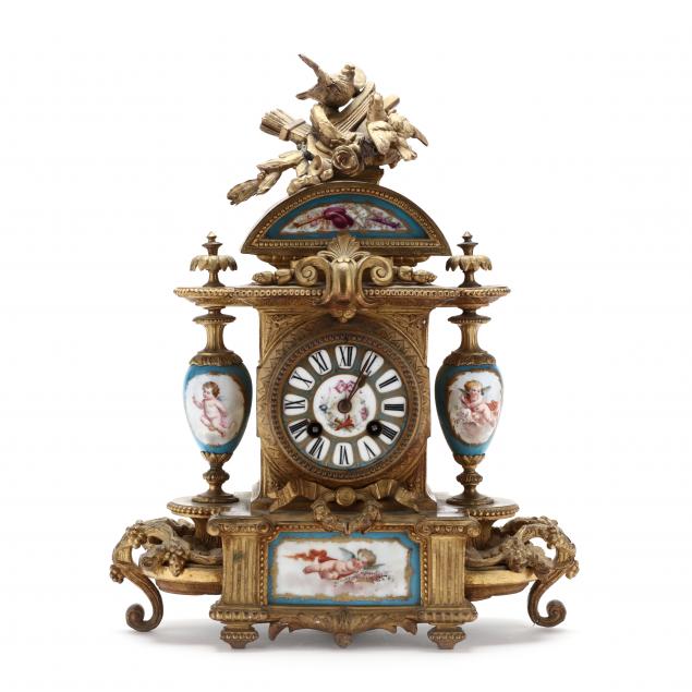 p-h-mourey-gilt-bronze-and-porcelain-mantel-clock