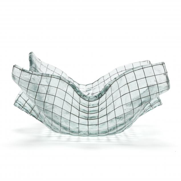 thomas-sayre-american-b-1950-fused-art-glass-bowl