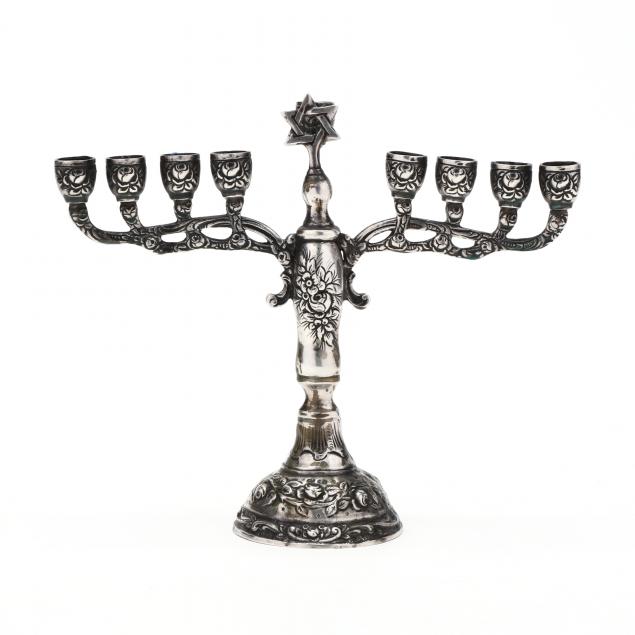 antique-judaica-800-silver-hanukkiah-hanukkah-menorah