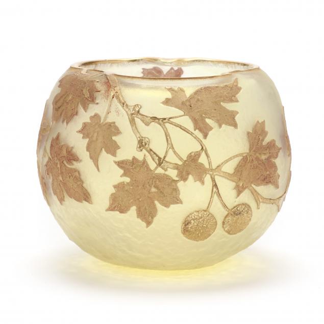 daum-sweet-gum-tree-cameo-glass-bowl