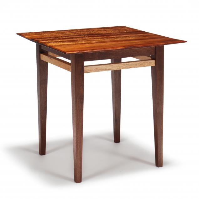 kevin-jamison-nc-ny-high-craft-curly-koa-walnut-and-maple-table