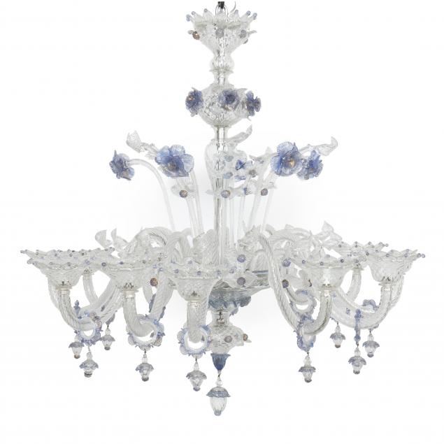 large-twelve-light-murano-glass-chandelier