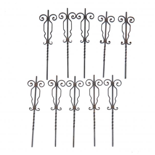 set-of-ten-iron-architectural-balusters