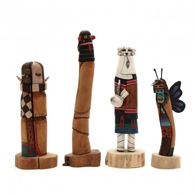 four-hopi-kachina-carvings