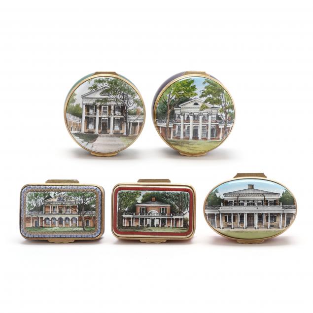 five-university-of-virginia-halcyon-days-enamel-boxes