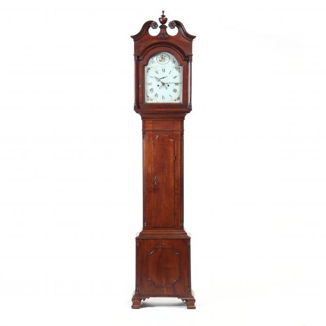 southern-chippendale-walnut-tall-case-clock