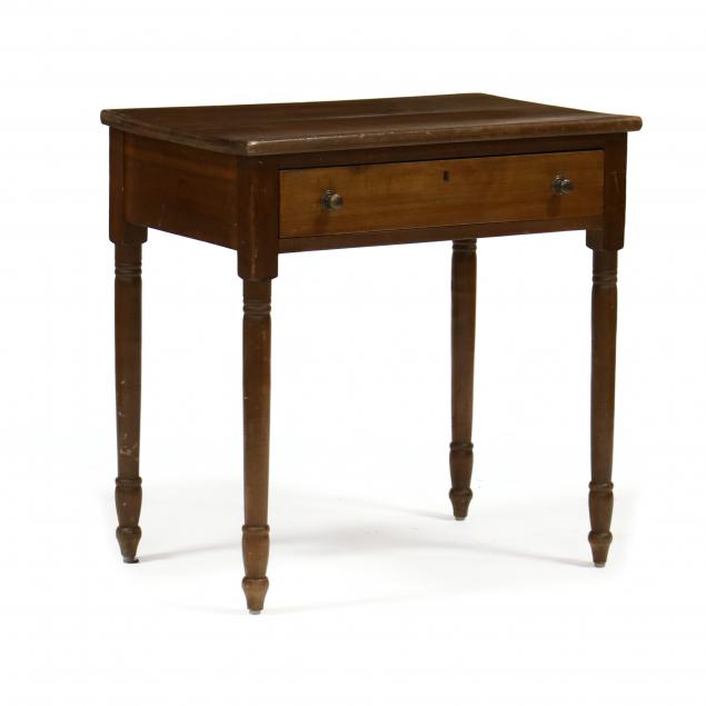 american-sheraton-poplar-one-drawer-writing-table