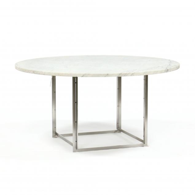 poul-kjaerholm-denmark-1929-1980-i-pk54-i-marble-top-dining-table
