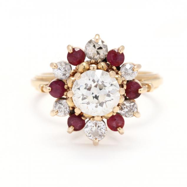 old-european-brilliant-cut-diamond-and-ruby-ring