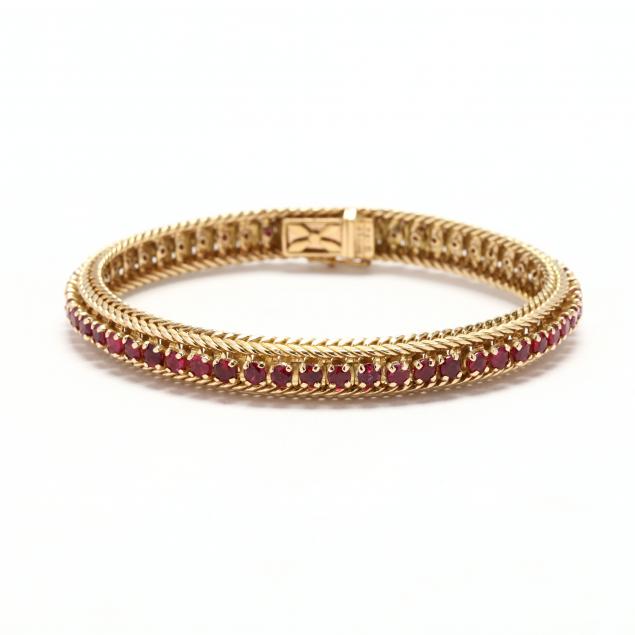 18kt-gold-and-ruby-bracelet