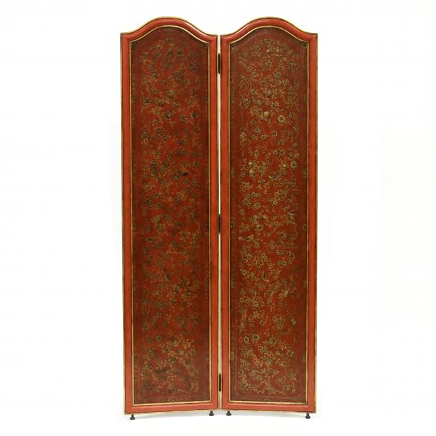 decorative-two-panel-lacquered-floor-screen