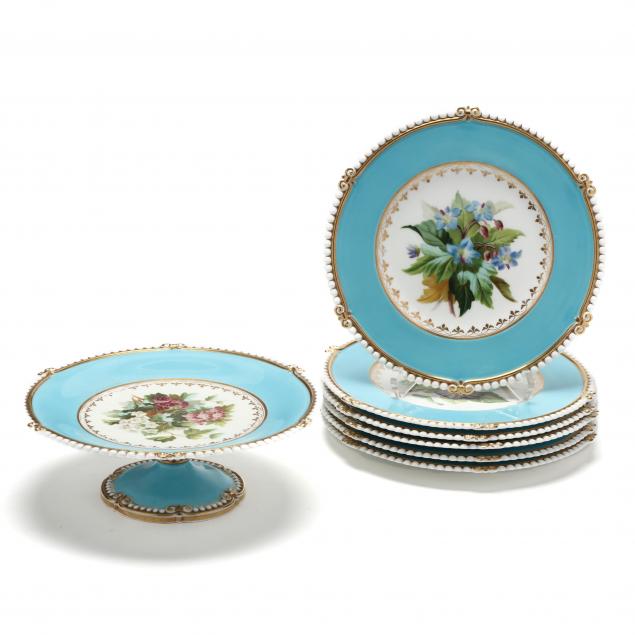 partial-antique-dessert-service-for-six