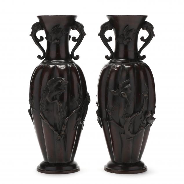 near-pair-of-asian-style-tole-figural-vases