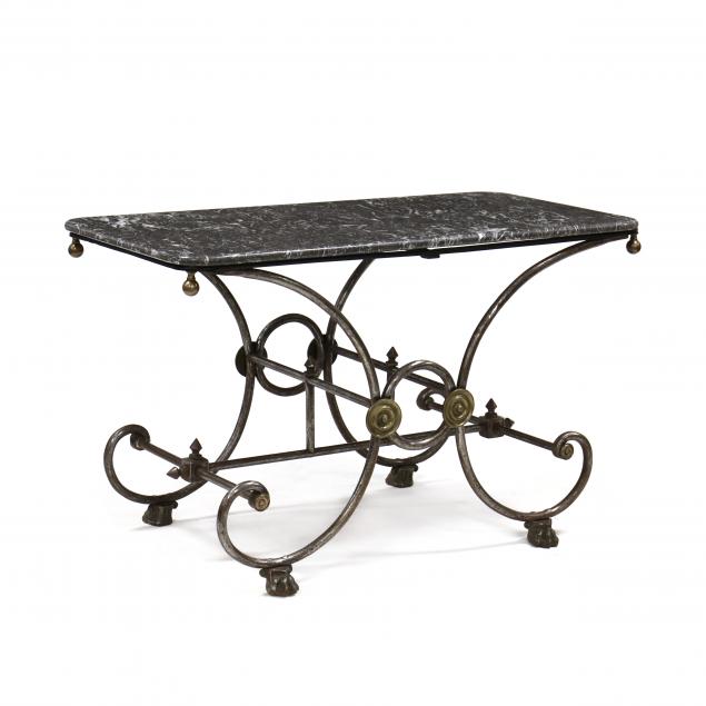 antique-marble-and-steel-baker-s-table