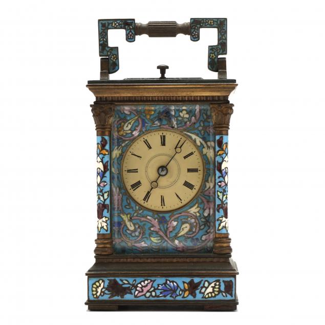 vintage-french-cloisonne-carriage-clock