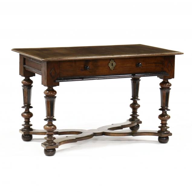 french-provincial-walnut-stretcher-base-escritoire