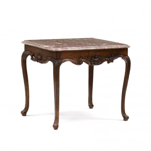 louis-xv-carved-oak-marble-top-center-table