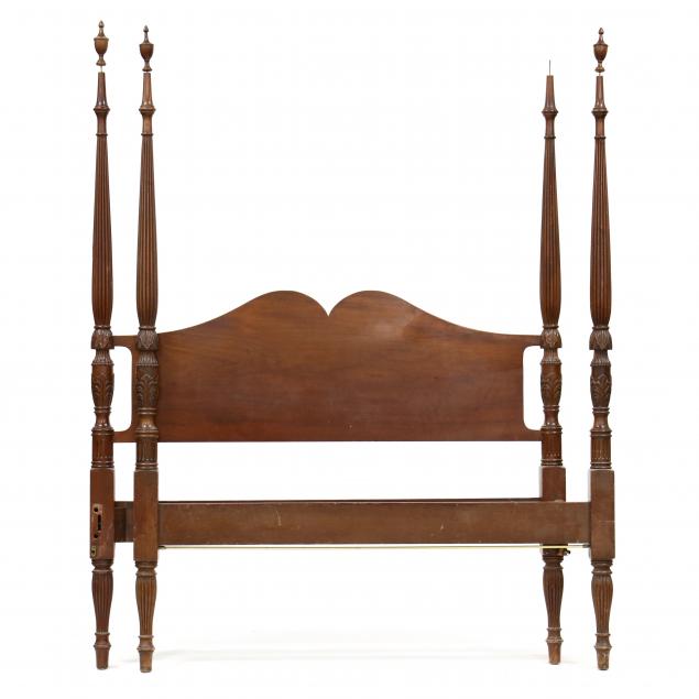 federal-style-carved-mahogany-full-size-bed-with-tester