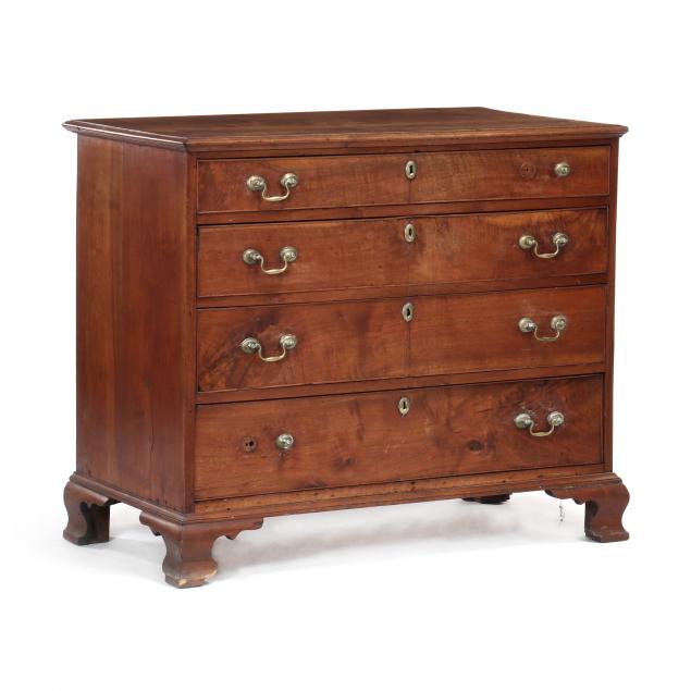 southern-chippendale-walnut-chest-of-drawers