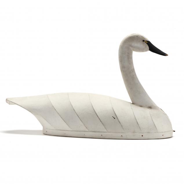 romie-waterfield-swan-canvas-over-wire