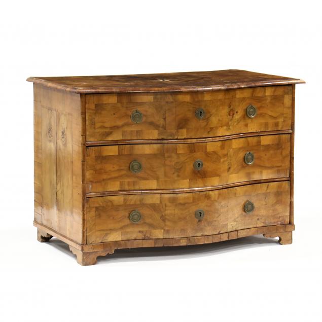antique-continental-inlaid-burlwood-serpentine-chest-of-drawers