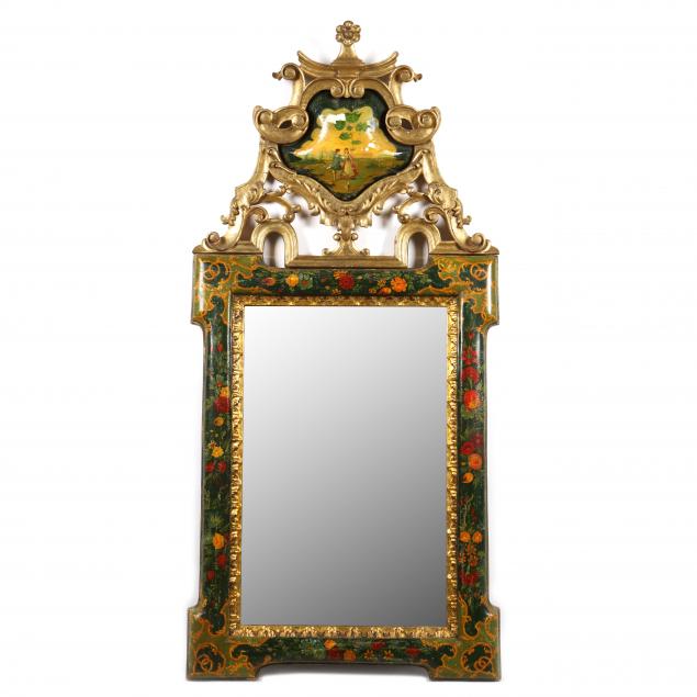 vintage-italian-rococo-style-carved-and-painted-mirror