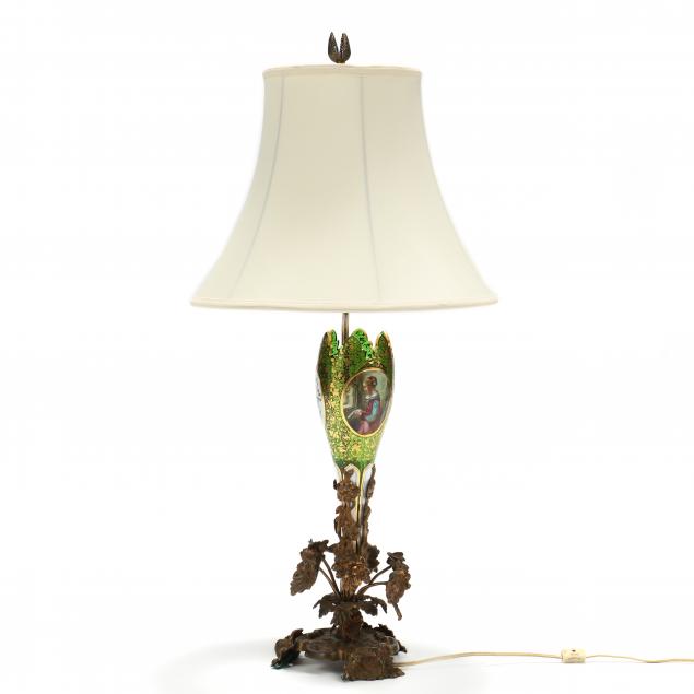 moser-enamel-and-gilt-decorated-ormolu-vase-lamp