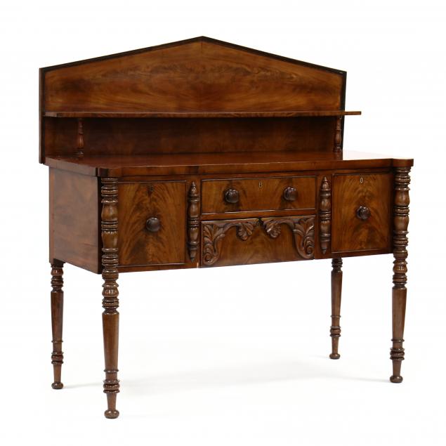 english-sheraton-mahogany-sideboard