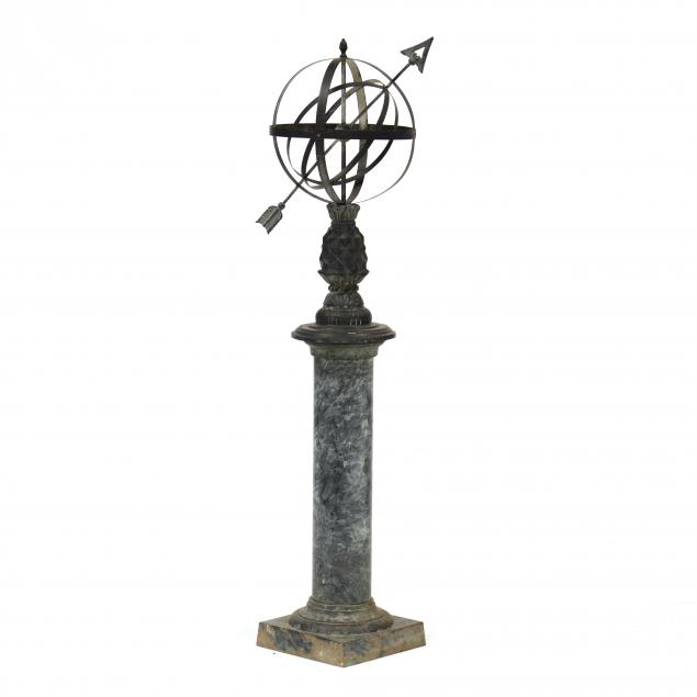 virginia-metalcrafters-painted-aluminum-armillary-sphere