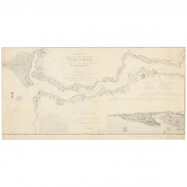 napoleonic-era-spanish-navigation-chart-for-the-bosphorus