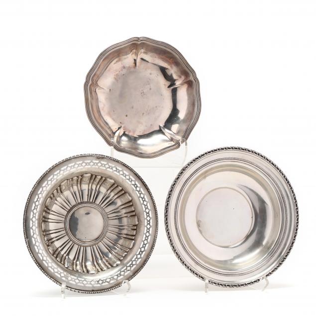 three-vintage-sterling-silver-bowls