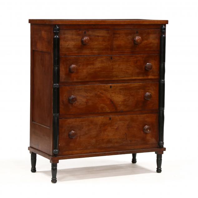 southern-sheraton-walnut-chest-of-drawers