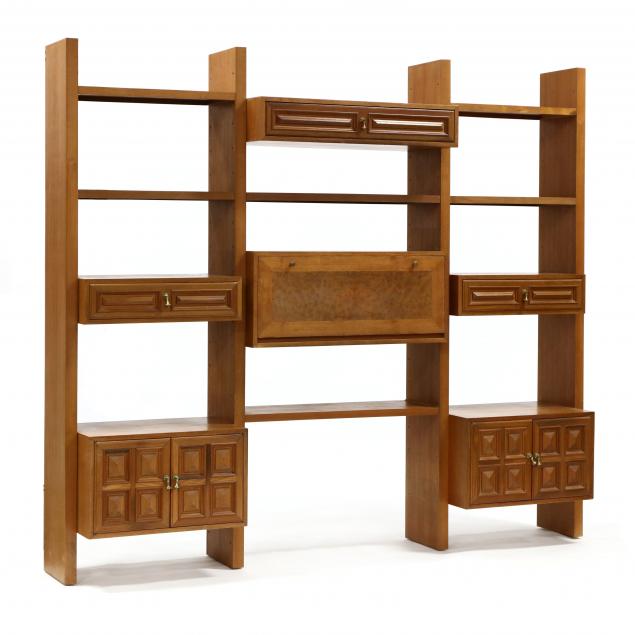 custom-teak-wall-unit