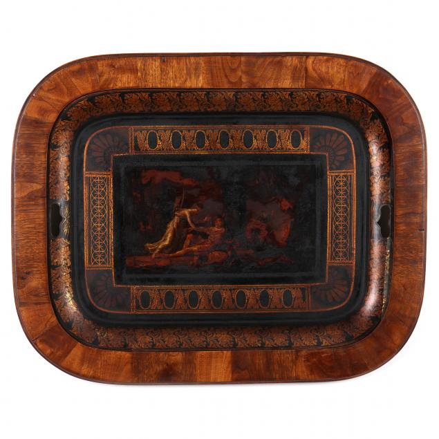 antique-tole-tray-framed