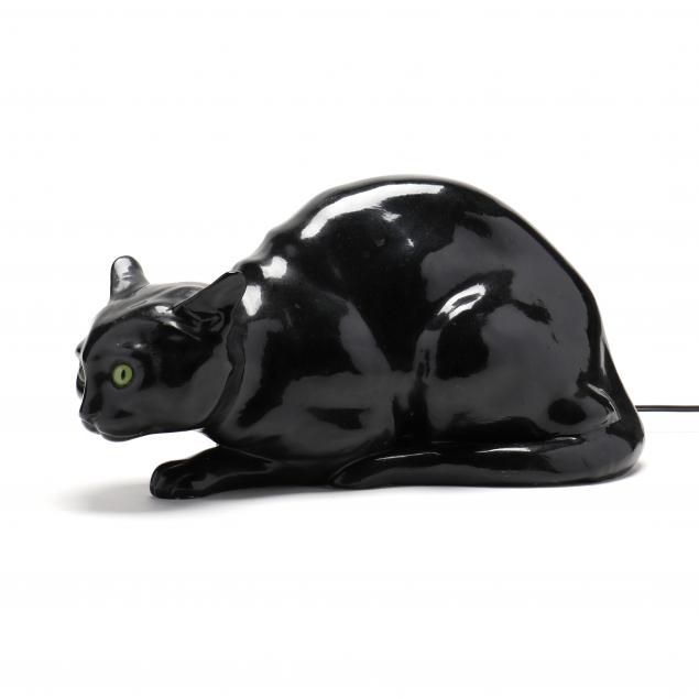 wiener-kunstkeramische-werkstatten-ceramic-black-cat-night-light