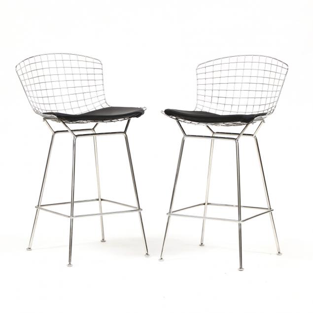 pair-of-bertoia-style-wire-barstools