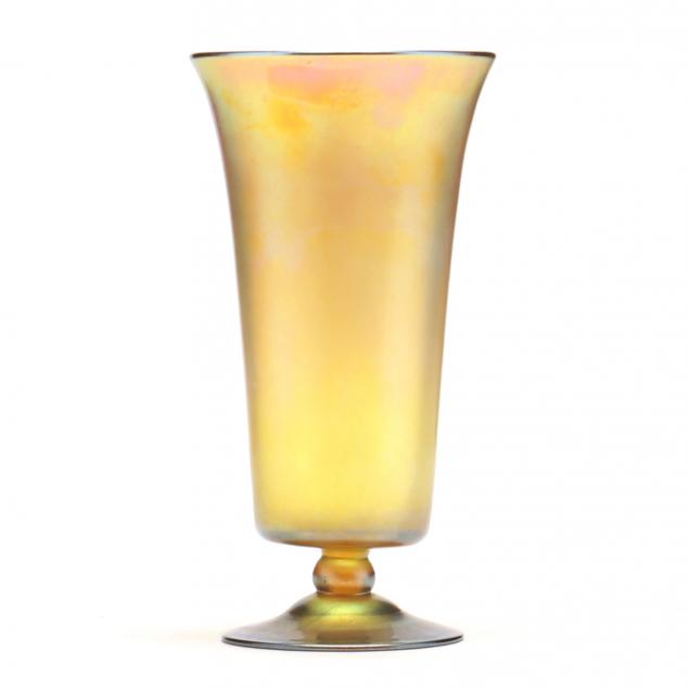 l-c-tiffany-favrille-glass-trumpet-vase