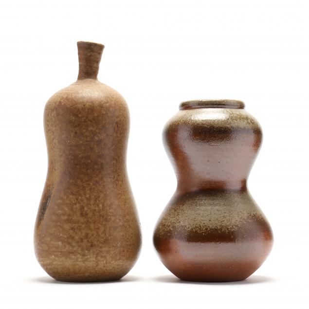 david-stuempfle-nc-two-pottery-vases
