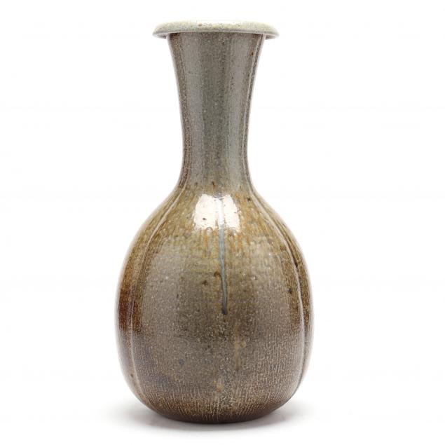 david-stuempfle-nc-tall-pottery-vase