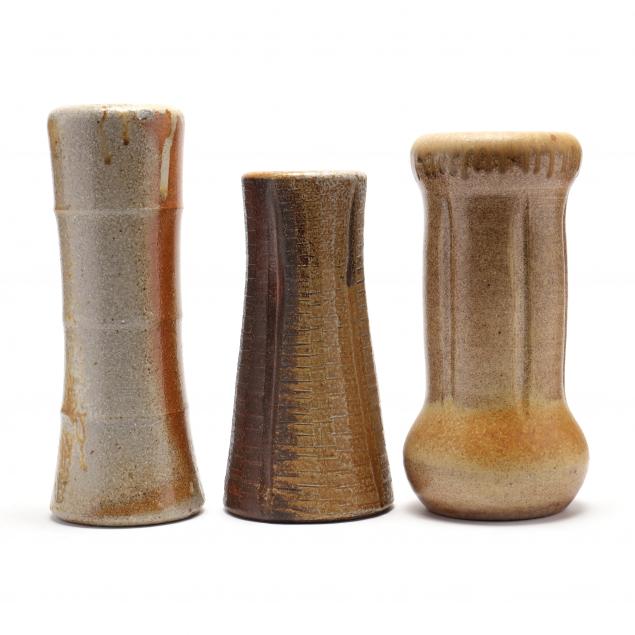 david-stuempfle-nc-three-pottery-vases